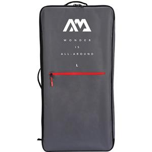 Aqua Marina Zaino Ergonomico L Grigio con Spallacci Imbottiti per SUP Gonfiabili - Dimensioni 94x46x27cm