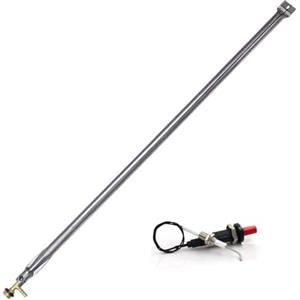 ANGELO PEGORARO Bruciatore a Gas cm 100 ricambio universale per barbecue pietra ollare pietra lavica piastra ghisa (BRUCIATORE GAS GPL)