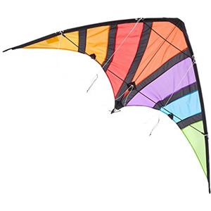 GÜNTHER FLUGSPIELE 1088 - Aquilone sportivo Top Loop 130, aquilone per principianti, vela in poliestere ripstop resistente agli strappi, dimensioni circa 130 x 69 cm