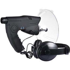 Generic Microfono direzionale parabolico bionico, telescopio per l'ascolto degli uccelli, regolabile, 8 volte per l'udito a lunga distanza, strumento per campeggio, dispositivo elettronico di registrazione