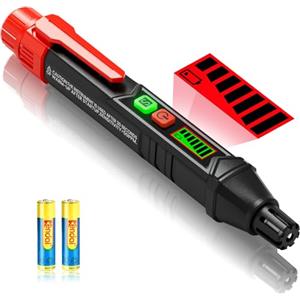 YOJOCK Rilevatore di perdite di gas combustibile con allarme acustico e visivo - Rilevatore di metano, propano e altri gas per la casa, camper e camper (2 batterie incluse) - YOJOCK