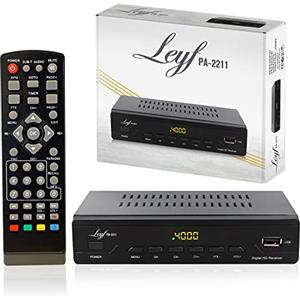 LEYF PA-2211 Decoder DVB-T2 Full HD 1080p Ricevitori Digitale Terrestre (HDTV, DVB-T/T2, Scart, USB)