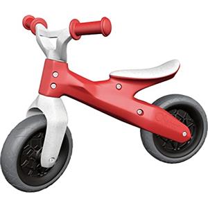 Chicco Balance Bike Eco+, Bici Bambini da 18 Mesi a 3 Anni, Fino a 25 kg, Bicicletta Senza Pedali per l'Equilibrio, Manubrio e Sellino Ergonomici, Ruote Antiforatura, 80% Plastica Riciclata, Rosso