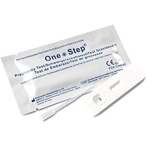 One+Step 3 x One+Step Test di Gravidanza Cassetta I Test di Gravidanza altamente affidabile dopo ilPperiodo senza ciclo I Pregnancy Test I Risultati Accurati e Affidabili I Sensibilità 25 mIU/ml