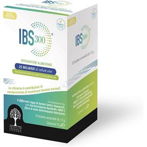 TREELIFE PHARMA IBS 300 - Integratore alimentare con probiotici, 10 bustine orosolubili da 1,5 g