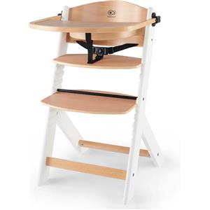 KINDERKRAFT Seggiolone 3 in 1 Enock Kinderkraft - Legno Naturale e Bianco