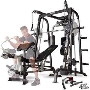 Marcy - Smith Machine MD-9010G, Panca Ginnica con Sollevamento Pesi ad Uso Domestico