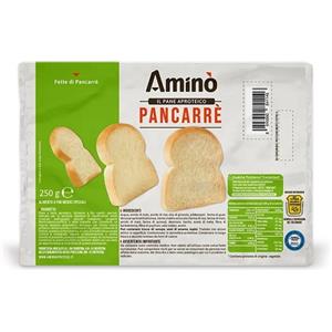 Nove Alpi Aminò Pancarrè Pane Aproteico 250 g - Ideale per Diete Speciali