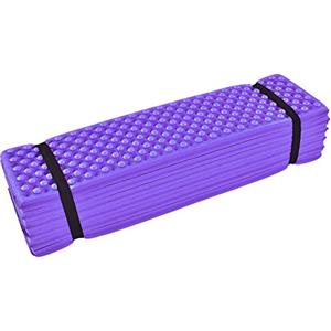 VGEBY Materassino in schiuma, Materassino pieghevole in schiuma Materassino da campeggio pieghevole Tenda da spiaggia Materassino impermeabile(viola)