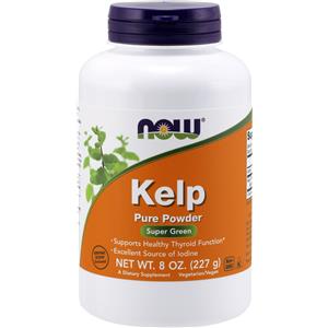 NOW Foods Kelp Polvere Pura 227g - Supporta la Funzione Tiroidea e Fonte di Iodio