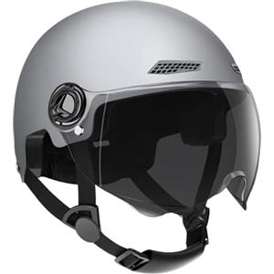 Dranng Mezzi Caschi Da Bici,Casco Per Scooter Elettrico Per Adulti,Casco Bici Uomo E Donna, Casco Da Skate Per Adulti, Semicaschi Altamente Protettivi Unisex, Casco Monopattino, Casco Per Scooter/Skateboard