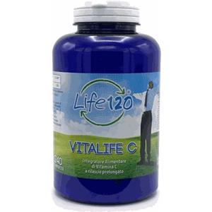 LIFE 120 VITALIFE C - Integratore Alimentare di Vitamina C a Rilascio Prolungato - 240 Compresse per il Sistema Immunitario