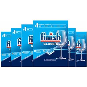 Finish Compresse per lavastoviglie Finish Classic - 6x60 compresse - Confezione risparmio