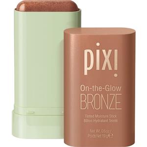 Pixi On-the-Glow Bronze Stick Abbronzante Idratante Colorato con Ginseng e Aloe Vera per Guance e Labbra - 19g