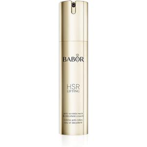 BABOR HSR LIFTING Neck & Décolleté Cream, Crema anti-età per collo e décolleté, Con burro di karité e pantenolo, 1 x 50ml