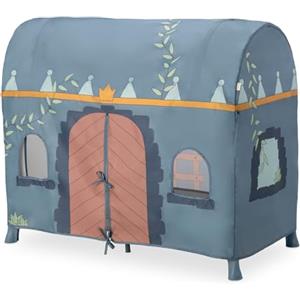 hauck Tenda Gioco Bambini per Lettino Da Campeggio per Bambini - Tenda da Gioco Per Bambini da Interno/Esterno, Accessorio Ideale per Lettini Da Viaggio hauck con Base Sdraio 60cm - Castello