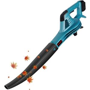ONEVAN soffiatore a batteria, 350 km/h soffiatore foglie per batteria Makita 18V, 6 velocità soffiatore elettrico aspirafoglie da giardino a batteria, per foglie giardino, trucioli legno