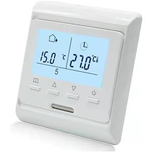 Yililay Controllo di temperatura del termostato programmabile WiFi Smart programmabile per riscaldamento delle caldaie dell'acqua di gas, Controllo delle app 7 giorni Termostato di stanza programmabile