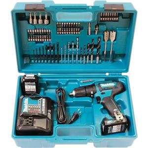 Makita HP333DSAX, trapano a percussione a batteria 12V max./2,0 Ah, 2 batterie + caricabatterie in valigetta