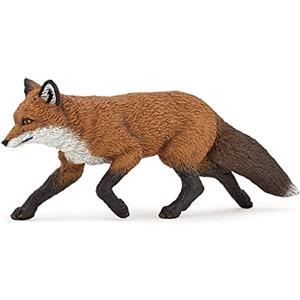 PAPO - Figura Volpe - Animale Selvatico per Bambini dai 3 Anni - Dipinta a Mano - Plastica Resistente - Collezione La Vita Selvaggia - Figura Realistica per Giochi Educativi in Natura - 53020