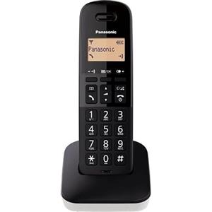 Panasonic KX-TGB610SPW Telefono Senza Fili Digitale, Unità Base e 1 Cuffie, Identificatore E Blocco Chiamate, Volume Migliorato del Ricevitore, Resistente agli Urti, Schermo LCD, Bianco