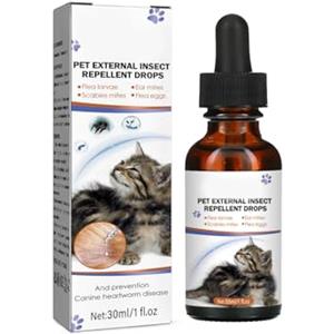 FOLODA Care For Drop Per Cani E Gatti Trattamento Ad Azione Rapida Antipulci Esterno Per Cuccioli E Gattini Pet Trattamento