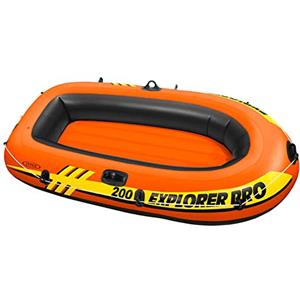 Intex Explorer Pro Inflatable Boat, Boat Only, Two Person (196 x 102 x 33 cm)