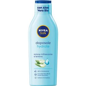 Nivea Sun Latte Doposole Hydrate 200ml - Idratante e Rinfrescante con Aloe Vera Bio e Acido Ialuronico