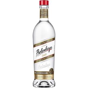 Belenkaya Vodka Belenkaya Gold 40%, 70 cl. Vodka russa dal sapore nobile, prestigioso ed inconfondibile, con sentori ricchi e perfettamente bilanciati