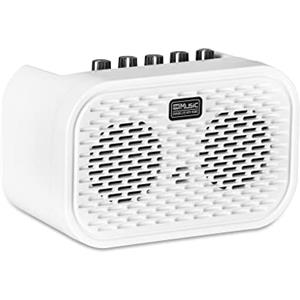 Coolmusic Mini Amplificatore per Chitarra Elettrica - 10W Ricaricabile Senza Fili, Effetti Ritardo/Distorsione, Bluetooth 5.0, Portatile