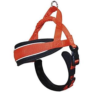 Croci Pettorina in Nylon, Arancio, 52-56 cm