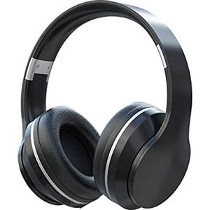 Usoun Cuffie Wireless Over-Ear, Cuffie per Bambini Bluetooth Senza Fili, cuffie bambini con Microfono, HiFi Stereo, Cuffie Wireless e Cablate, Micro SD/TF per Bambini/bambino/Adulti/Telefono/PC(Nero)