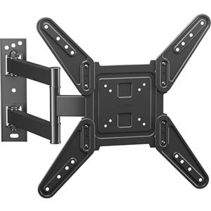 BONTEC Supporto da Parete per TV da LED/LCD 26-60 pollici, Staffa TV con Inclinabile, Girevole ed Estendibile, Braccio TV Max..45 kg, Porta TV da Parete con Fascette cavi, Max VESA 400 x 400 mm