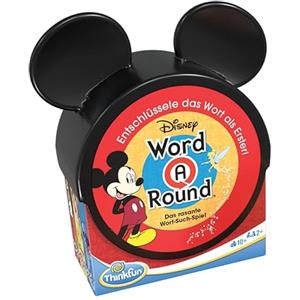 ThinkFun - Disney Word A Round, Gioco da Tavolo per Tutta la Famiglia, 2+ Giocatori, Idea Regalo per Bambini e Ragazzi 10+ Anni, Edizione in Italiano