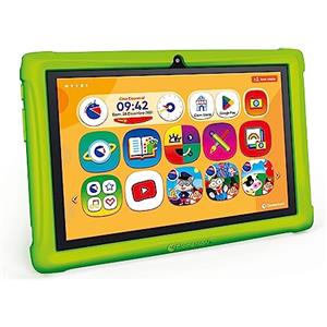 Clementoni - Clempad 10 Pollici, Tablet Educativo per Bambini 3-6 Anni, HD Screen, Memoria 32GB, RAM 2G, Wifi, Android 13, 2 Fotocamere, Google Play e Sistema Parental Control, Lingua Italiana, 16795