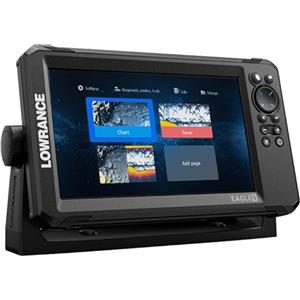 Lowrance Eagle - Ecoscandaglio GPS Chartplotter, Varie Dimensioni, per Pesca, profondità, ProFishing(9,TripleShot HD)