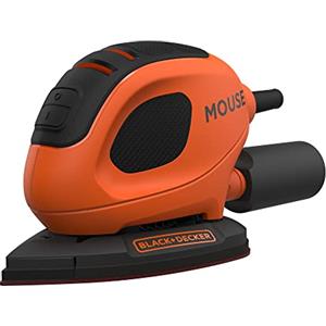 BLACK+DECKER, NUOVA LEVIGATRICE MOUSE MULTIFUNZIONE 55W con 15 Accessori. BEW230BC-QS