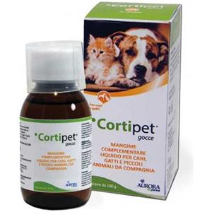 Aurora Biofarma Cortipet 50 ml - Mangime liquido per cani e gatti, coadiuvante del sistema immunitario e supporto per l'apparato respiratorio