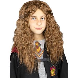 Funidelia | Parrucca di Hermione Granger - Harry Potter per bambina Grifondoro, Maghi, Hogwarts - Accessori per Bambini, accessorio per costume - Marroni