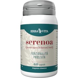 ERBA VITA Integratore Alimentare di Serenoa, 60 Capsule, per Salute della prostata