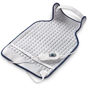 medisana HP 460 cuscino riscaldante, cappa termica, coperta elettrica | poncho per collo, spalle e schiena, 3 livelli di calore, protezione dal surriscaldamento, spegnimento automatico, lavabile