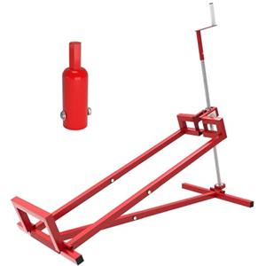 Wiltec Sollevatore per trattorino tagliaerba, max 400 kg con adattatore, fino a 35° di inclinazione