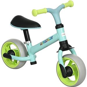 AIYAPLAY Bici Senza Pedali per Bambini max 48 Mesi con Sella Regolabile e Ruote in EVA, Bicicletta Bimbo in Acciaio, PP, PU e TPR, 66.5x34x47 cm, Multicolore