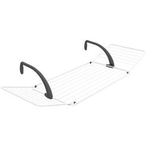 Vileda Brezza 200 | Stendibiancheria da balcone | Bracci super resistenti | Bracci regolabili| Facile da aprire e chiudere