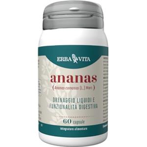 Erba Vita Ananas 60 Capsule - Drenaggio Liquidi e Funzionalità Digestiva