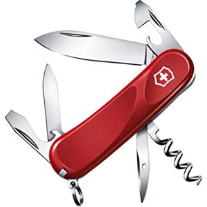 Victorinox, Evolution 10, Coltellino Svizzero, Originale, Multiuso, Campeggio, 13 Funzioni, Lama, grande, Apriscatole
