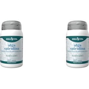 ERBA VITA Integratore Alimentare di Alga Spirulina - 125 Tavolette - Utile per ritrovare la forza fisica