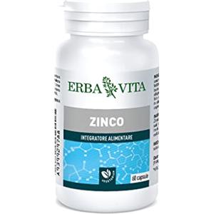 Erba Vita Integratore Alimentare Zinco - 60 Capsule