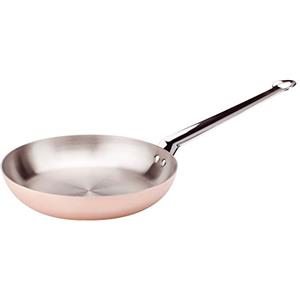 Baldassare Agnelli Pentole Agnelli COTE111CIT32 Padella con Un Manico, Acciaio Inossidabile, Fondo Induzione, Diametro 32 cm