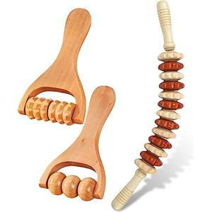 Suuwwn Massaggiatore Legno,3 Pezzi Massaggiatore Cellulite,Maderoterapia,Anticellulite Massaggiatore,Massaggiatore Cellulite Gambe,Massaggiatore Massaggio Anticellulite,Massaggiatore Corpo